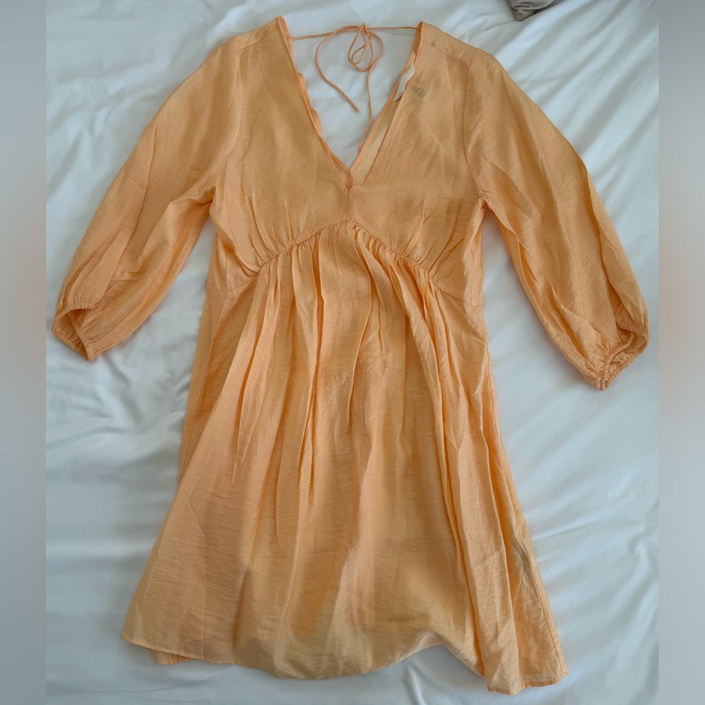 Orange H&M dress